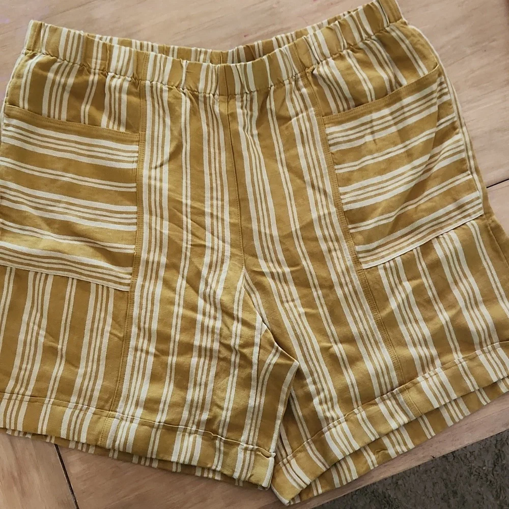 J. Jill Striped Shorts Size XL